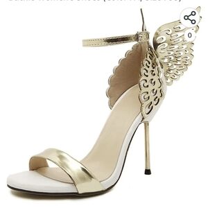 Butterfly pumps Peep Toe PumpsSandals, Stiletto High Heels Sz 39